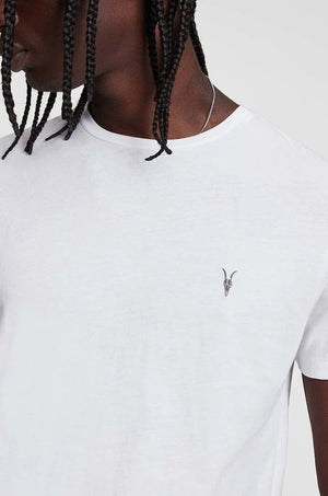 AllSaints - Camiseta Tonic de manga corta con cuello redondo