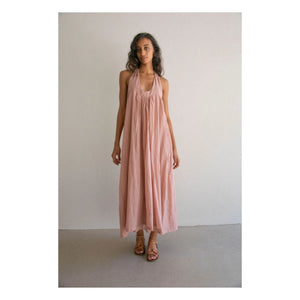 THEAVANT - Vestido de velo de algodón La Plage | Beige