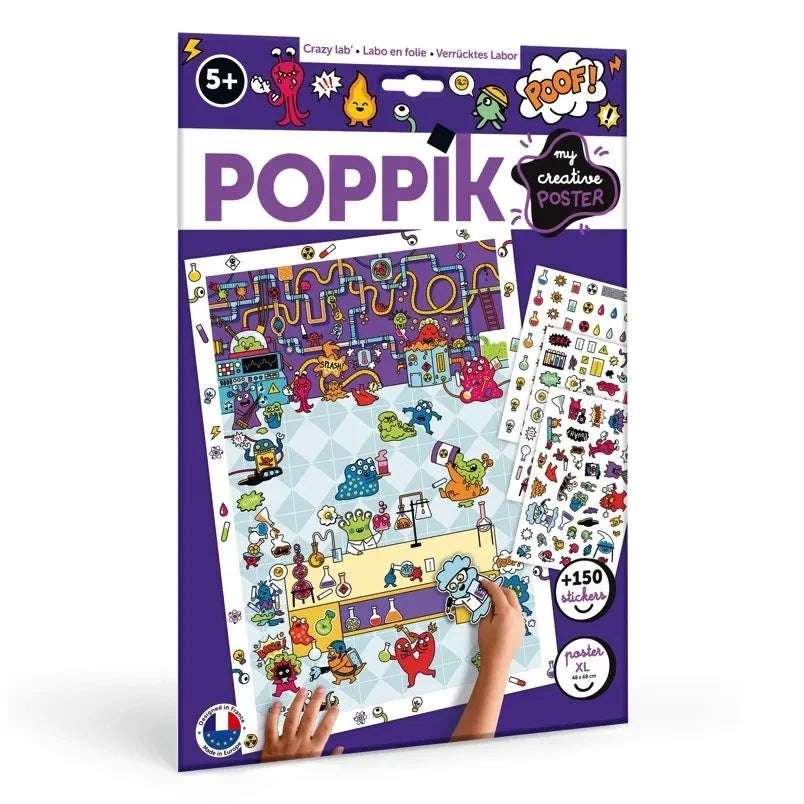 Poppik - Creative Labo en Folie Pegatinas de Póster | Multicolor