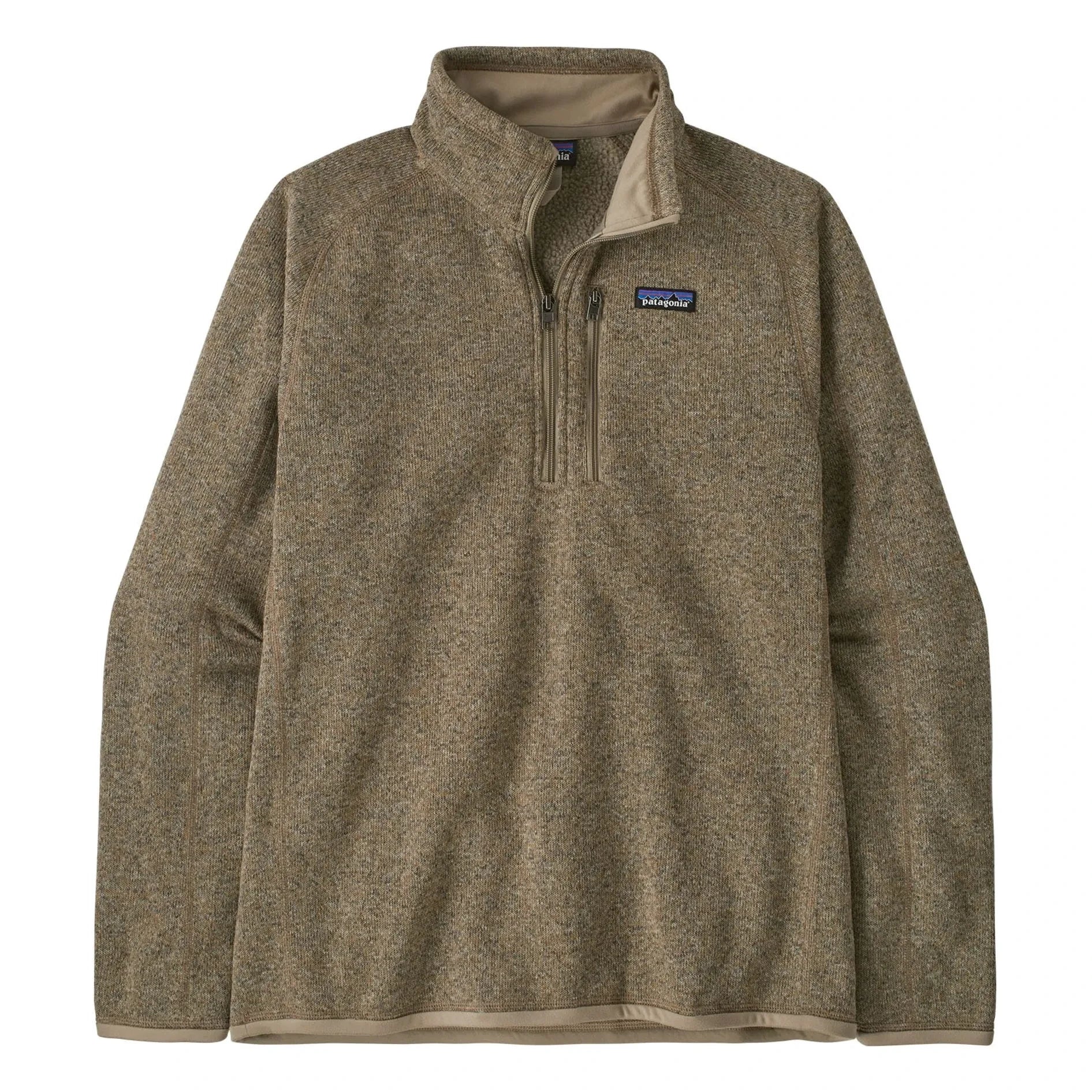 Patagonia - Better Fleece con cremallera de 1/4, fibra reciclada | Gris claro