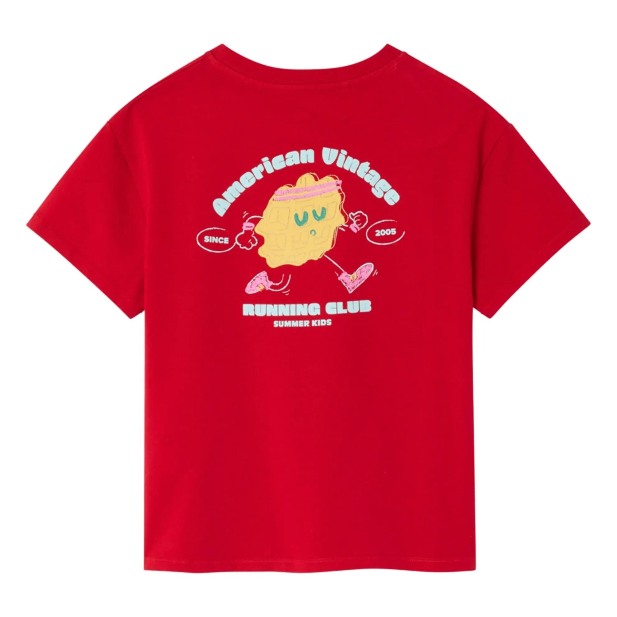 American Vintage - Camiseta Club de Corredores Fizvalley | Granate
