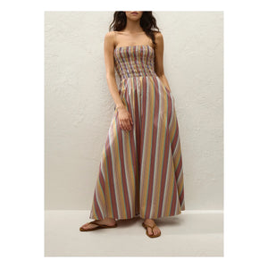 Faithfull the Brand - Vestido de rayas Anniken | Ladrillo