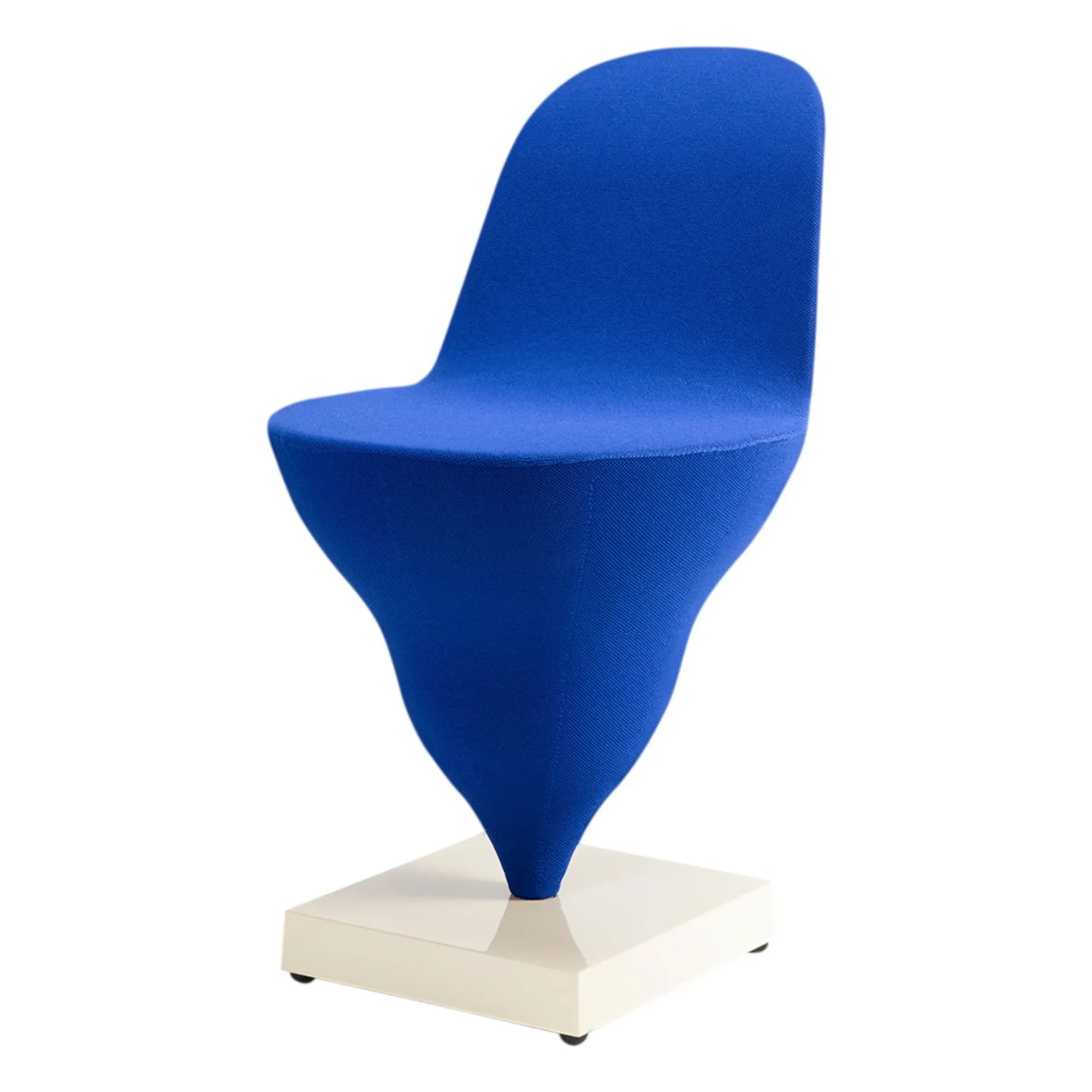 Moustache - Silla Gelato con base de crema - Jean-Baptiste Fastrez | Azul eléctrico