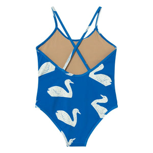 Tinycottons - Bañador cisnes | Azul