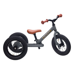 Trybike - Bicicleta de equilibrio - Triciclo | Gris carbón