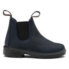 Blundstone - Botines Chelsea de Ante Encerado | Azul Marino