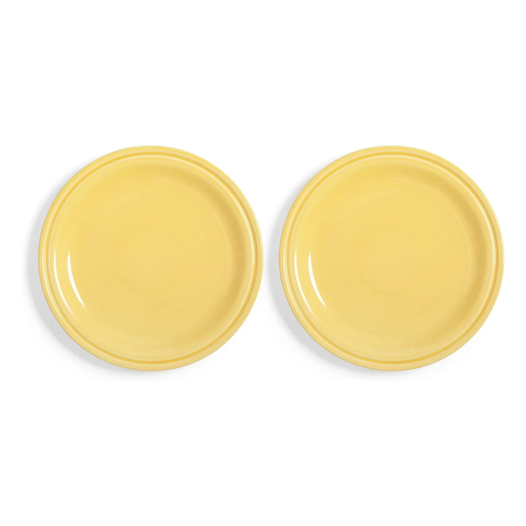 &Klevering - Platos Mochi - Juego de 2 | Amarillo