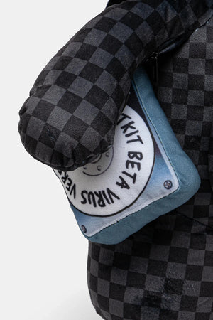 Sprayground - Siyah Küçük Boy Desenli Sırt Çantası 910B6784NSZ