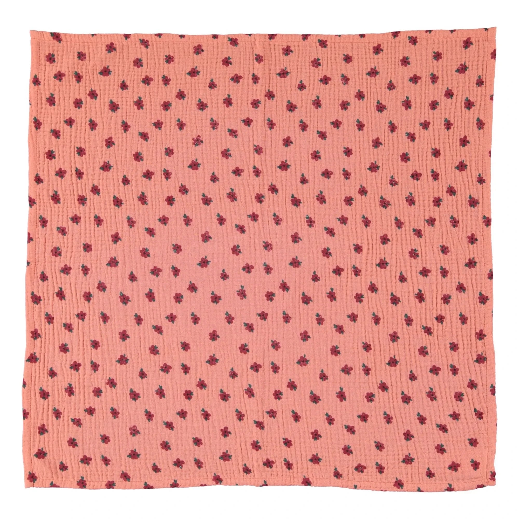 Piupiuchick - Bandana Floral de Algodón Orgánico | Coral
