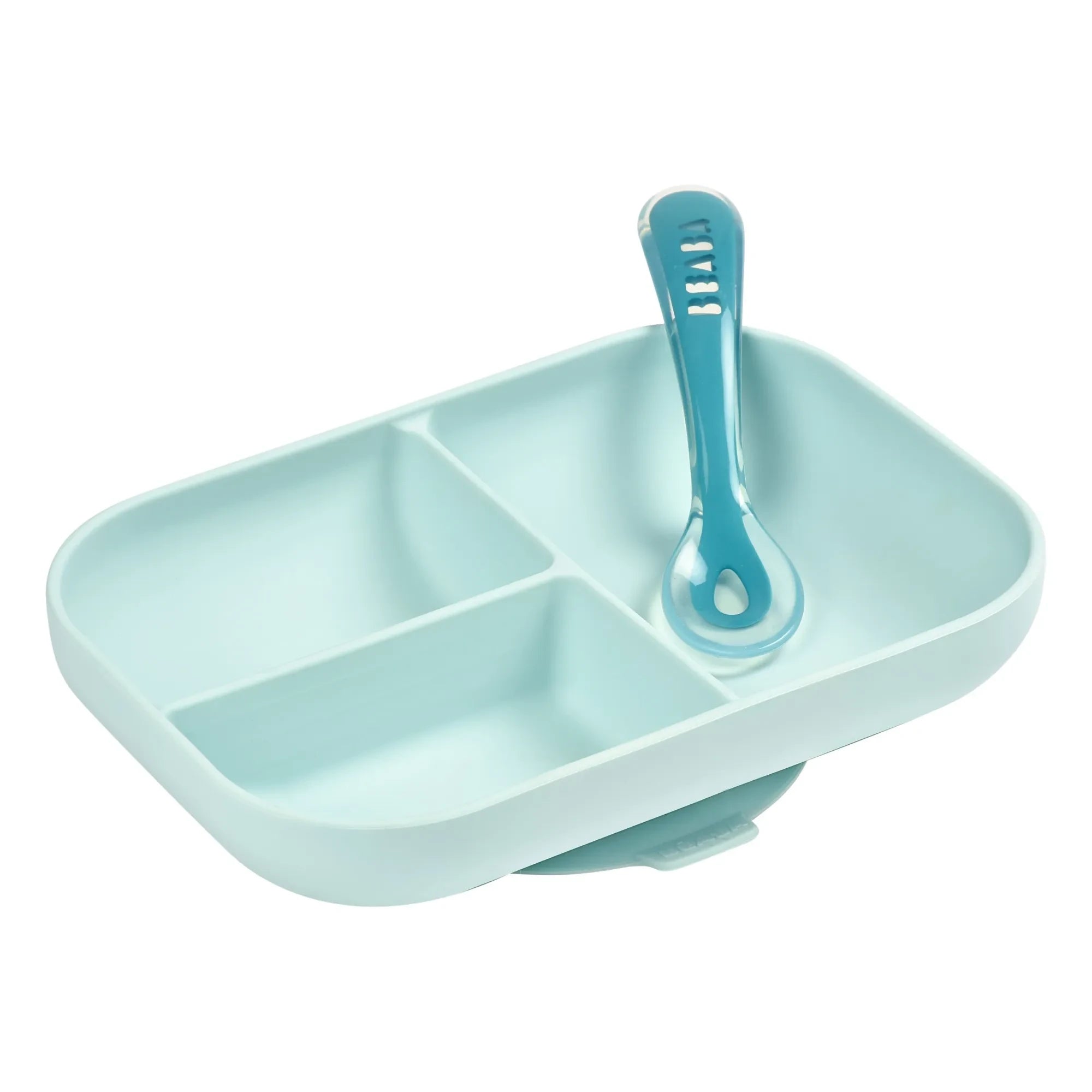 Béaba - Set de Comida de Silicona | Azul