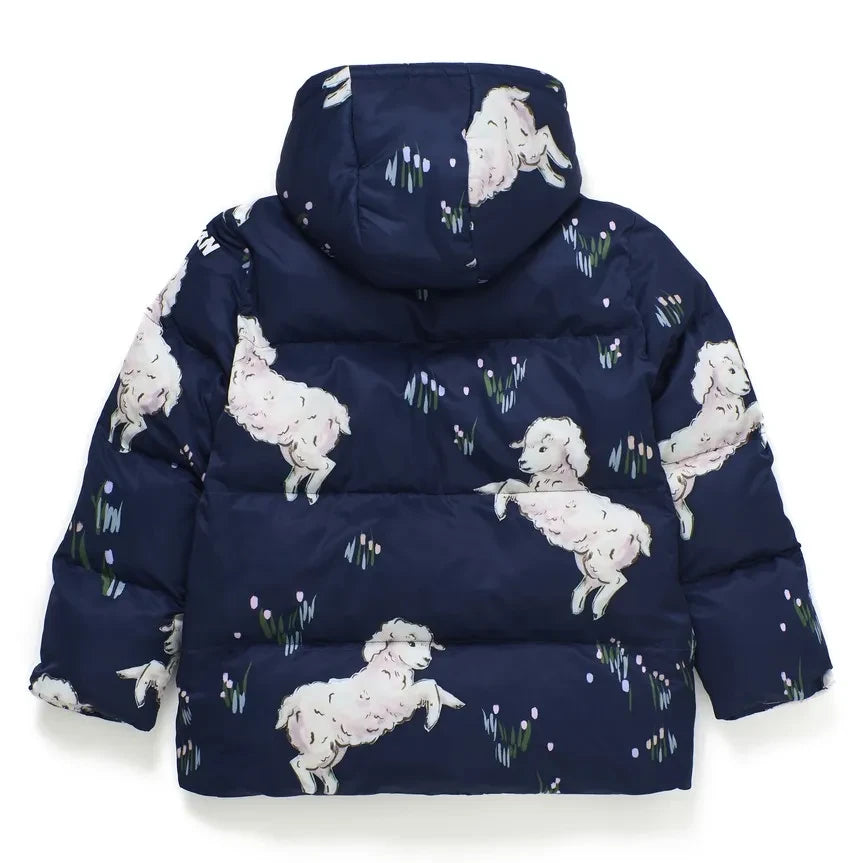 Maison Mangostan - Chaqueta hinchable Moutons | Azul oscuro