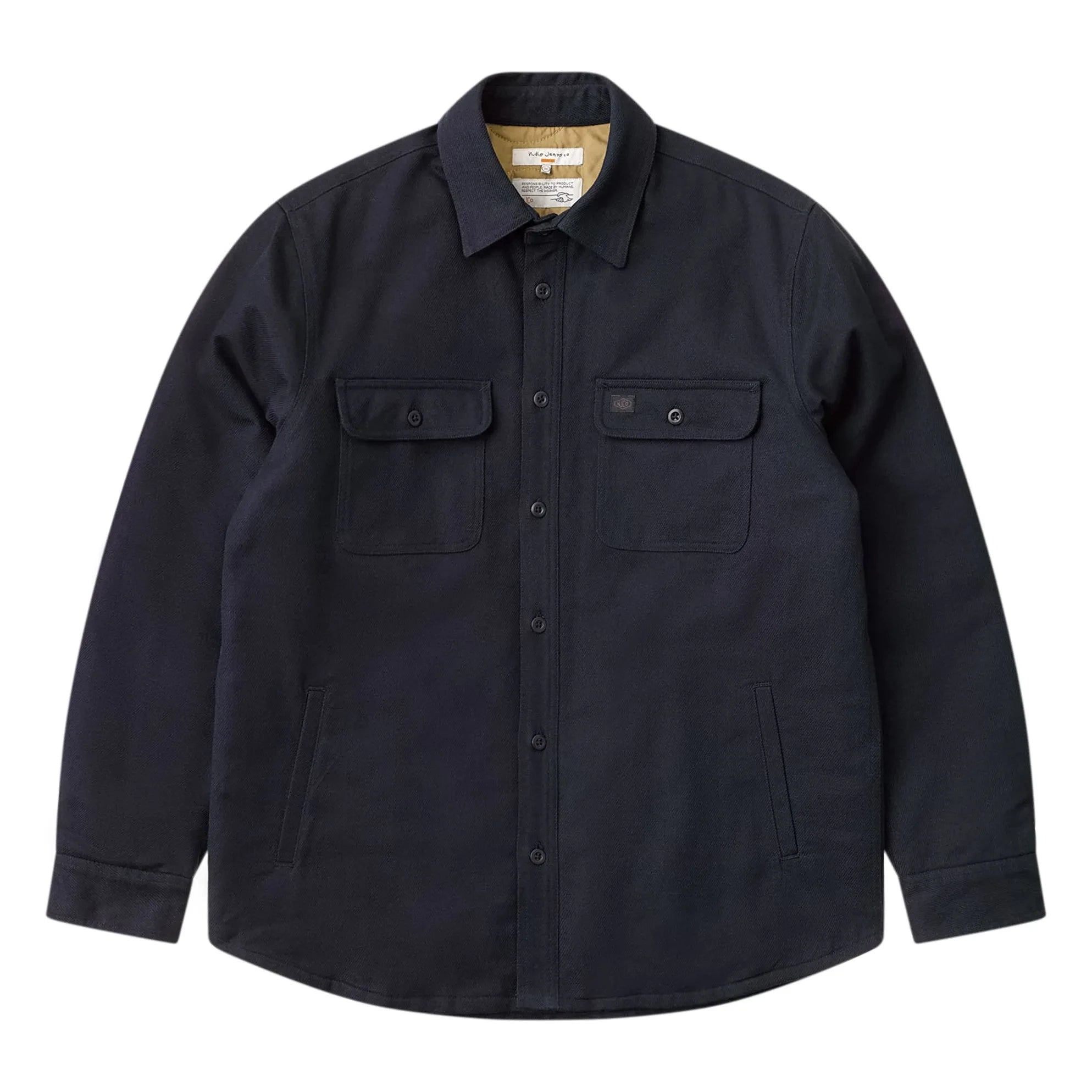 Nudie Jeans - Sobrecamisa forrada Glenn | Azul oscuro