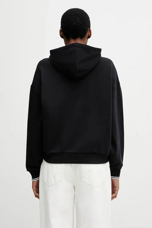 Sudadera Fred Perry de algodón con cremallera para mujer