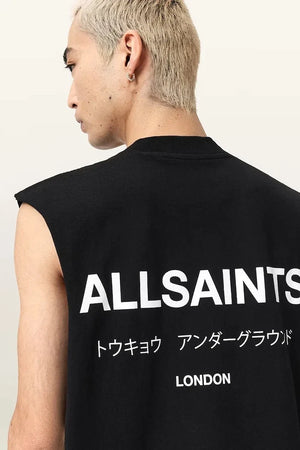 Camiseta de algodón Underground de AllSaints para hombre