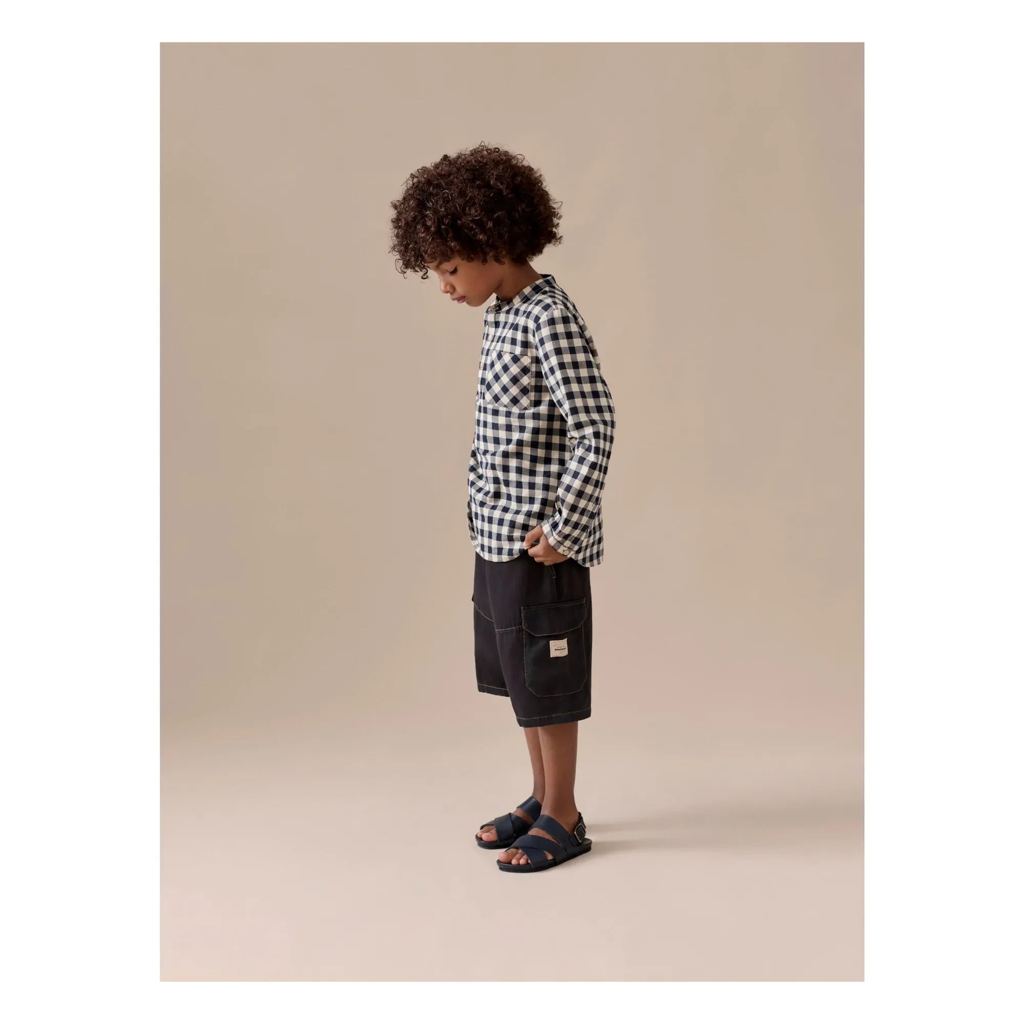 Bonpoint - Pantalones cortos cargo de algodón orgánico Lawson | Negro