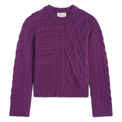 Bompard - Patchwork Kaşmir Kazak | Mor