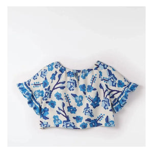 Fabula - Blusa Jardin de Fleurs | Azul