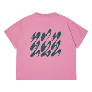 Main Story - Camiseta oversize de algodón orgánico | Rosa