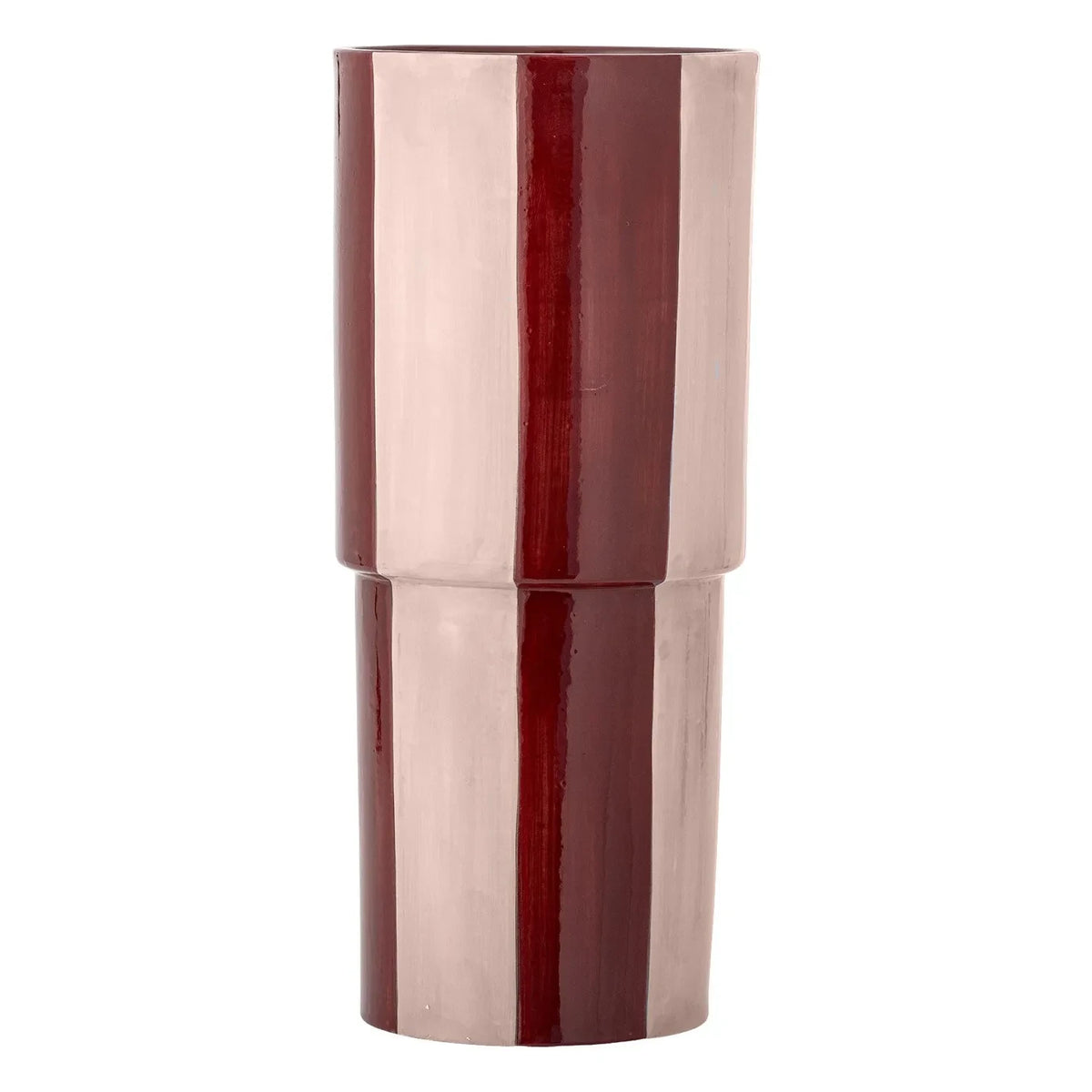 Bloomingville - Floki Stoneware Jarrón | Rojo