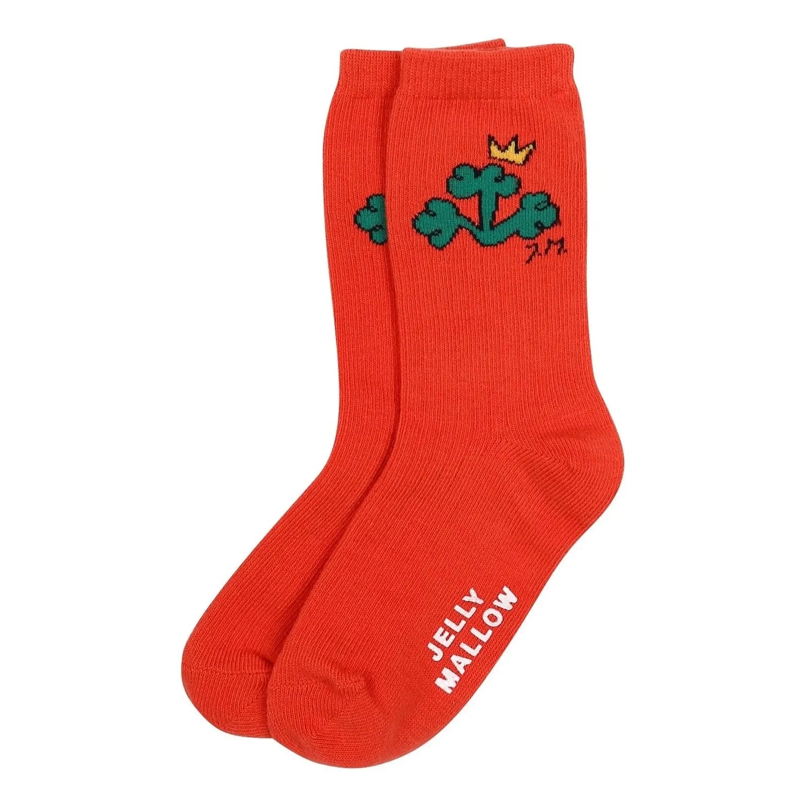 Jelly Mallow - Set de 2 pares de calcetines Brocoli | Rojo