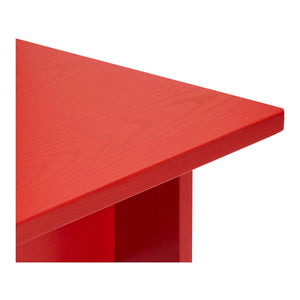 Hübsch - Mesa de centro | Rojo