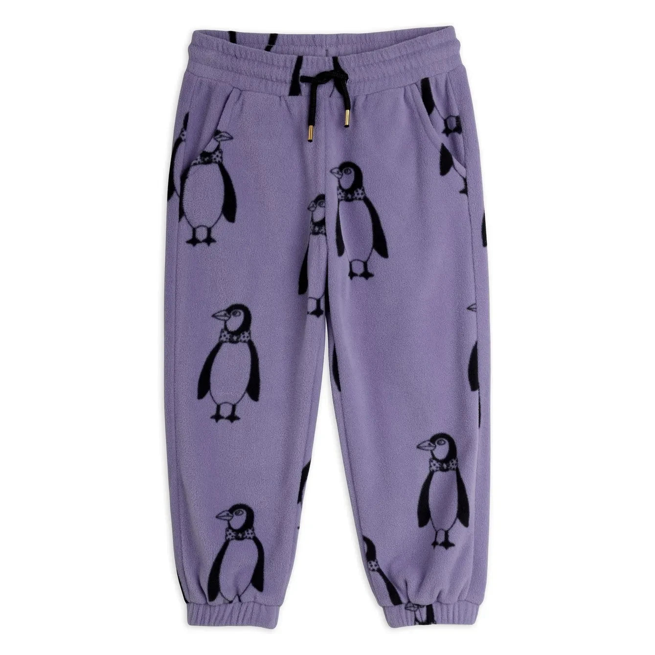 Mini Rodini - Jogger Pingüinos Fibra Reciclada | Morado