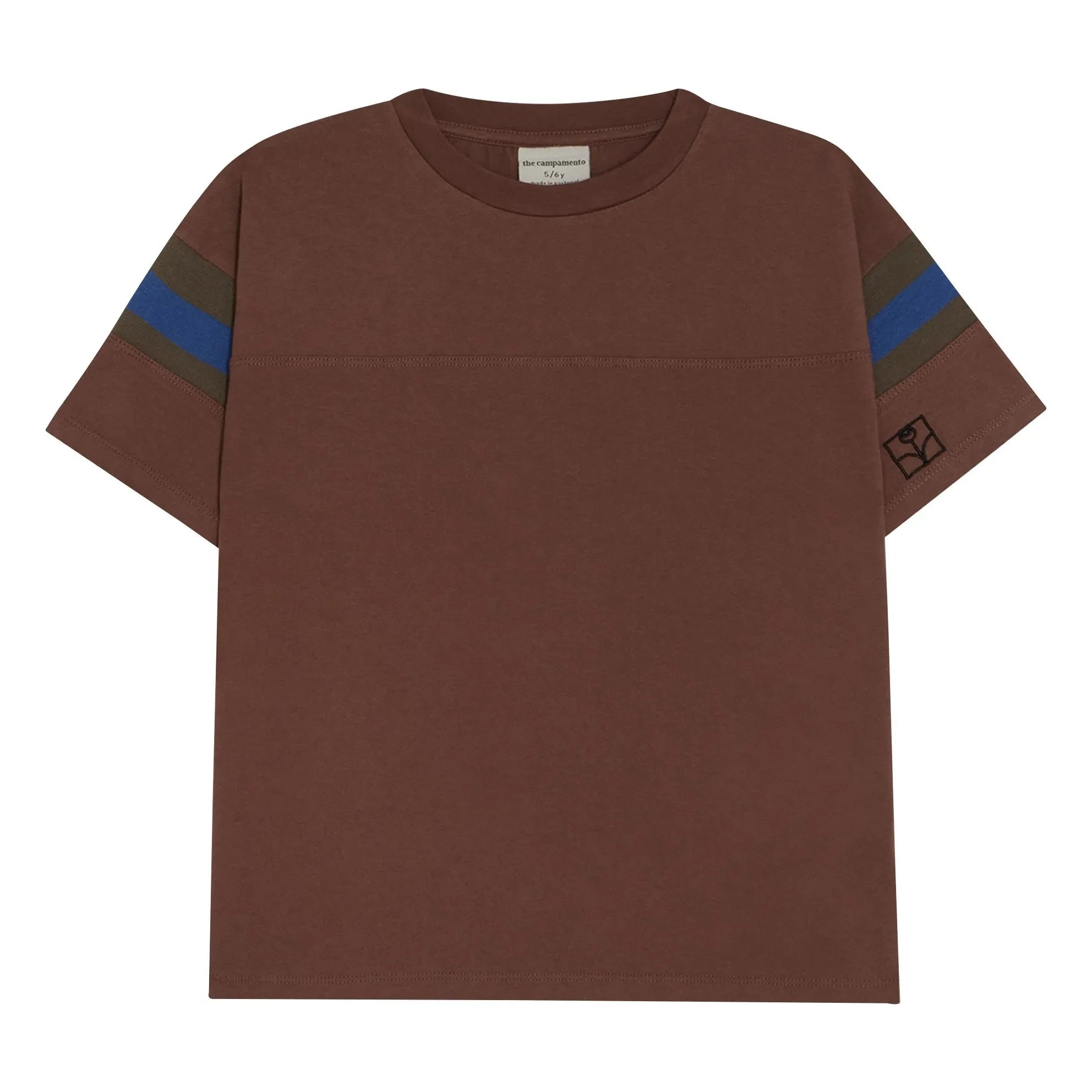 The Campamento - Camiseta de rayas | Marrón