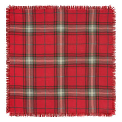 Bompard - Swann Tartan Kaşmir Mini Atkı | Kırmızı
