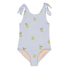 Studio Bohème - Traje de baño de algodón orgánico Roberta Lemons | Azul claro
