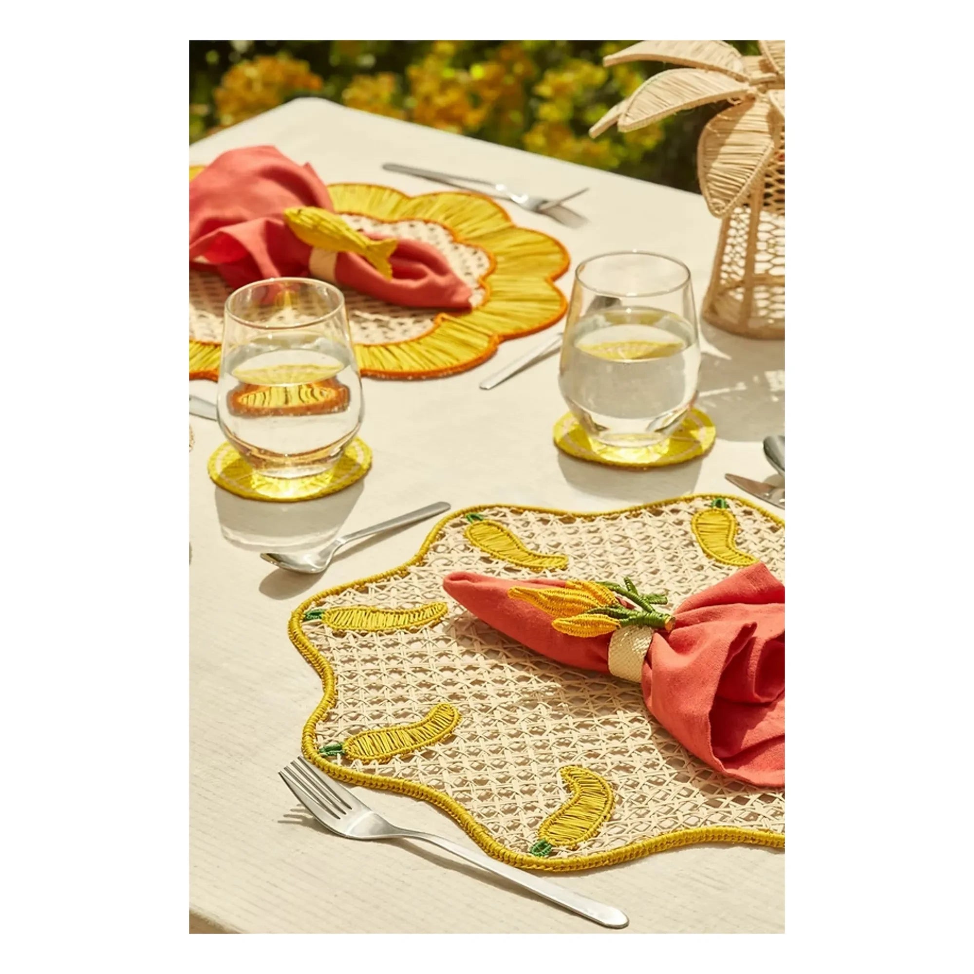Coro Cora - Posavasos de limón | Amarillo