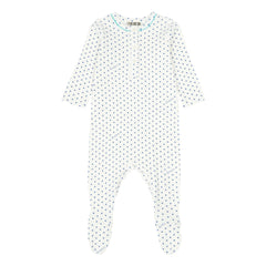 Bonton - Pijama con pies Jersey Star - Colección No Sleep Club | Azul