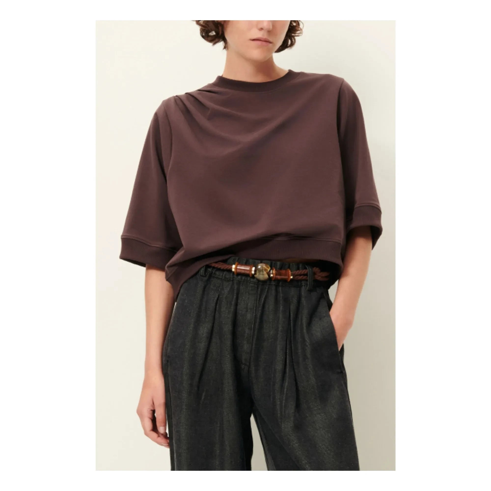 Sessùn - Camiseta Pova | Marrón