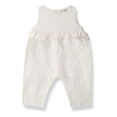 1+ in the family - Salopet bordado Siurana | Blanco