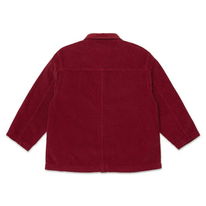 Main Story - Sobrecamisa de fibra reciclada | Rojo cereza