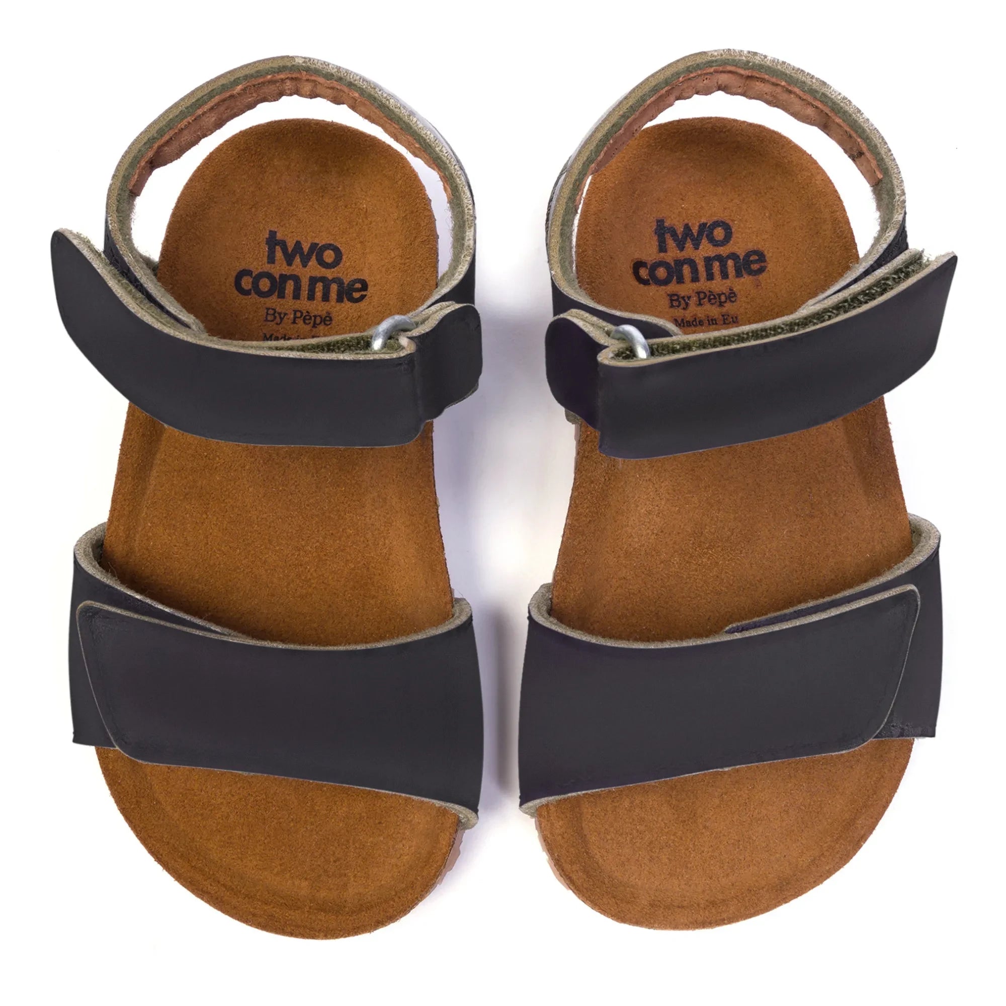 Pèpè - Two Con Me - Sandalias con velcro | Negro