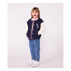 Petit Bateau - Chaqueta teddy | Azul marino