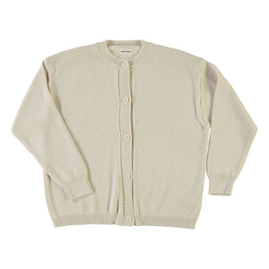 Poudre Organic - Cárdigan Pétale de Algodón Orgánico | Beige