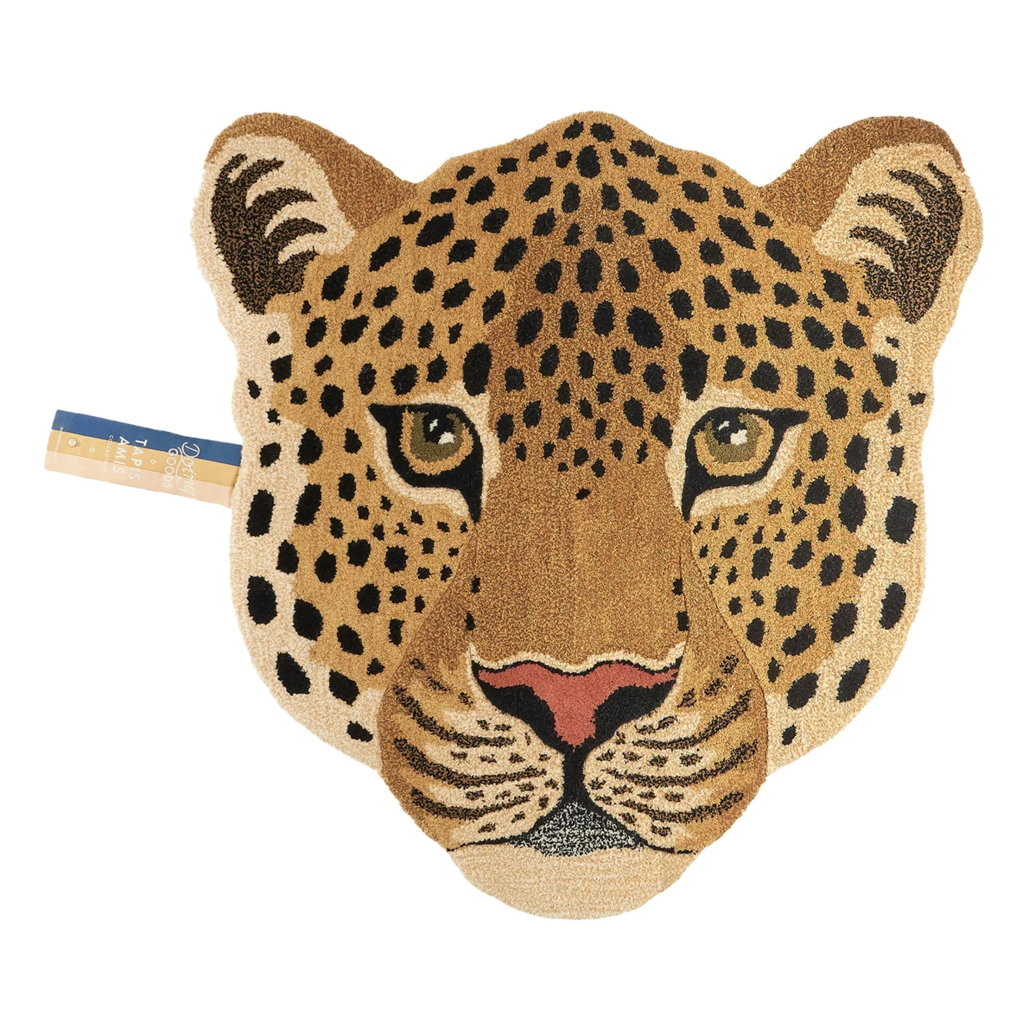Doing Goods - Alfombra Himani Cabeza de Leopardo | Marrón