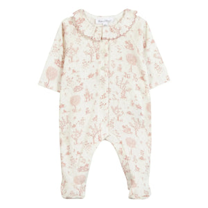 Tartine et Chocolat - Pijama Enterizo con Cuello Rosa Palo | Rosa Palo