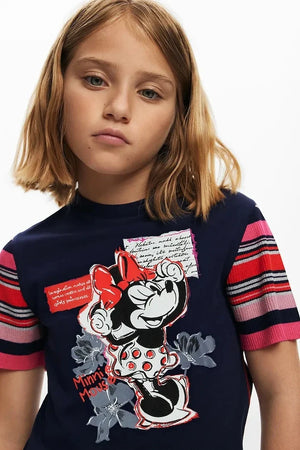 Camiseta de algodón para niños Desigual x Disney