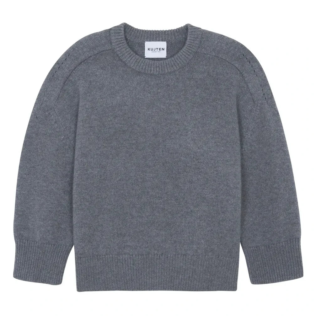 Kujten - Jersey de cachemir Diane | Gris