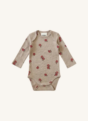 Studio Bohème - Body de Algodón Orgánico Woody Grenades | Beige