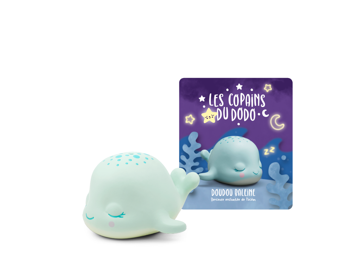 Tonies - Ballena de peluche francesa - Sleepy Friends