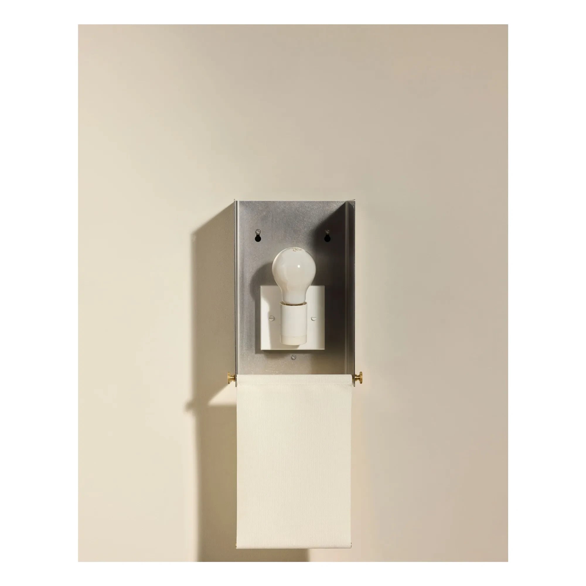 Maison Sarah Lavoine - Lámpara de pared de acero inoxidable cepillado Boxie | Acero