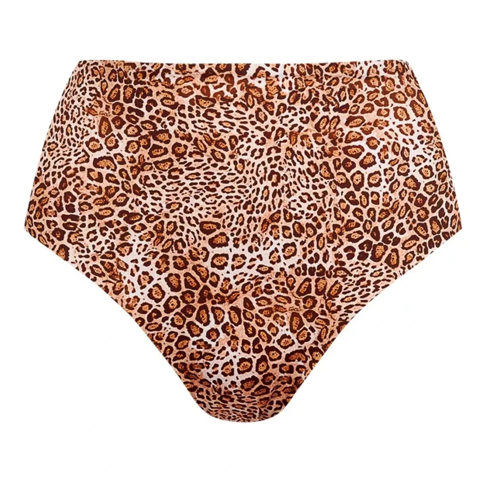 Vanessa Sposi - Le Maillot Medias de talle alto | Leopardo