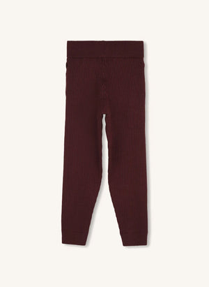 Chloé - Pantalón de punto de algodón orgánico | Plum