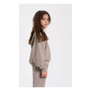 Smallable Kid - Sudadera de algodón orgánico Maia | Gris topo