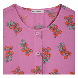 Bobo Choses - Algodón orgánico con estampado de Top Tomatoes | Morado