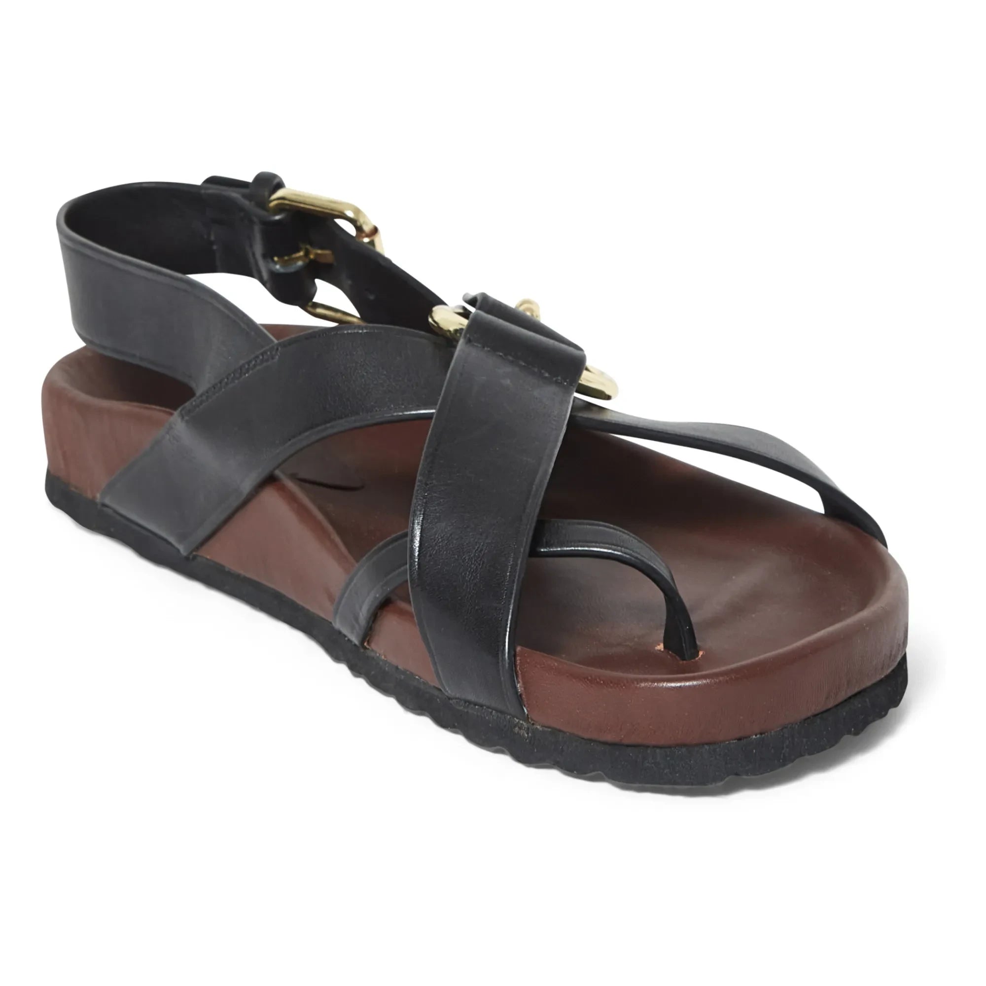 Soeur - Sandalias de piel mexicanas | Negro