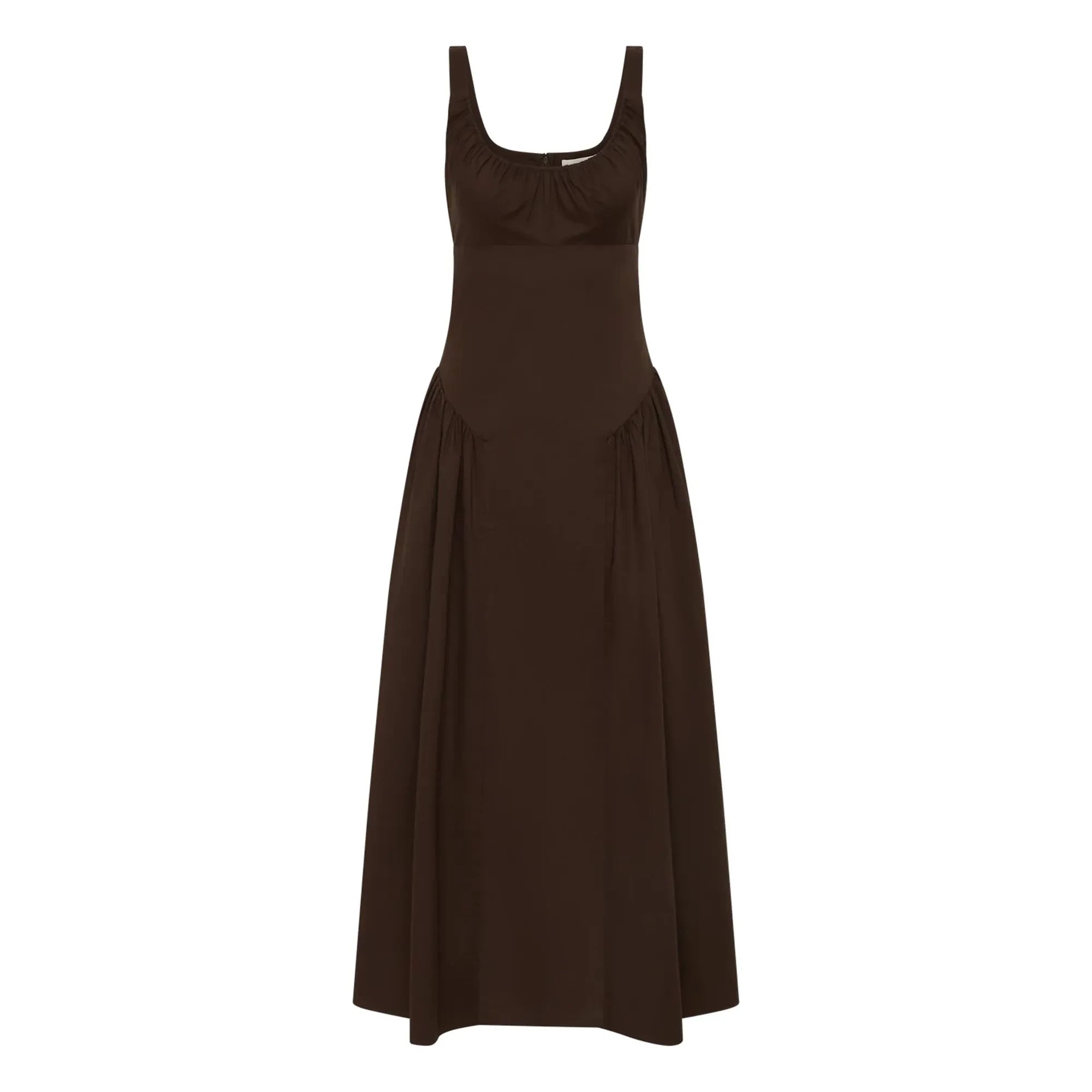 Faithfull the Brand - Vestido de algodón Marcella | Café